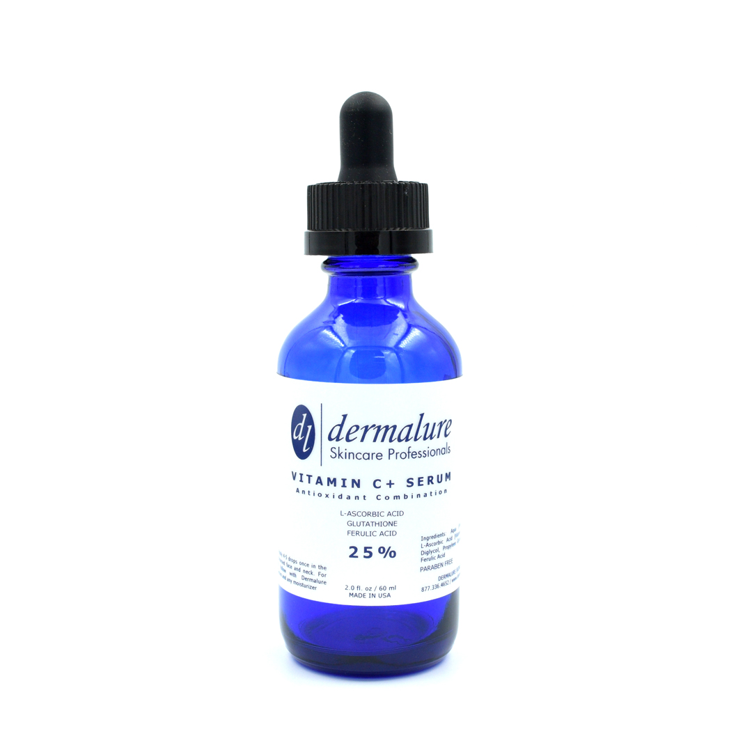 VITAMIN C+ SERUM 25% ( L-Ascorbic Acid 25% + Ferulic Acid + Glutathione ) 2 oz